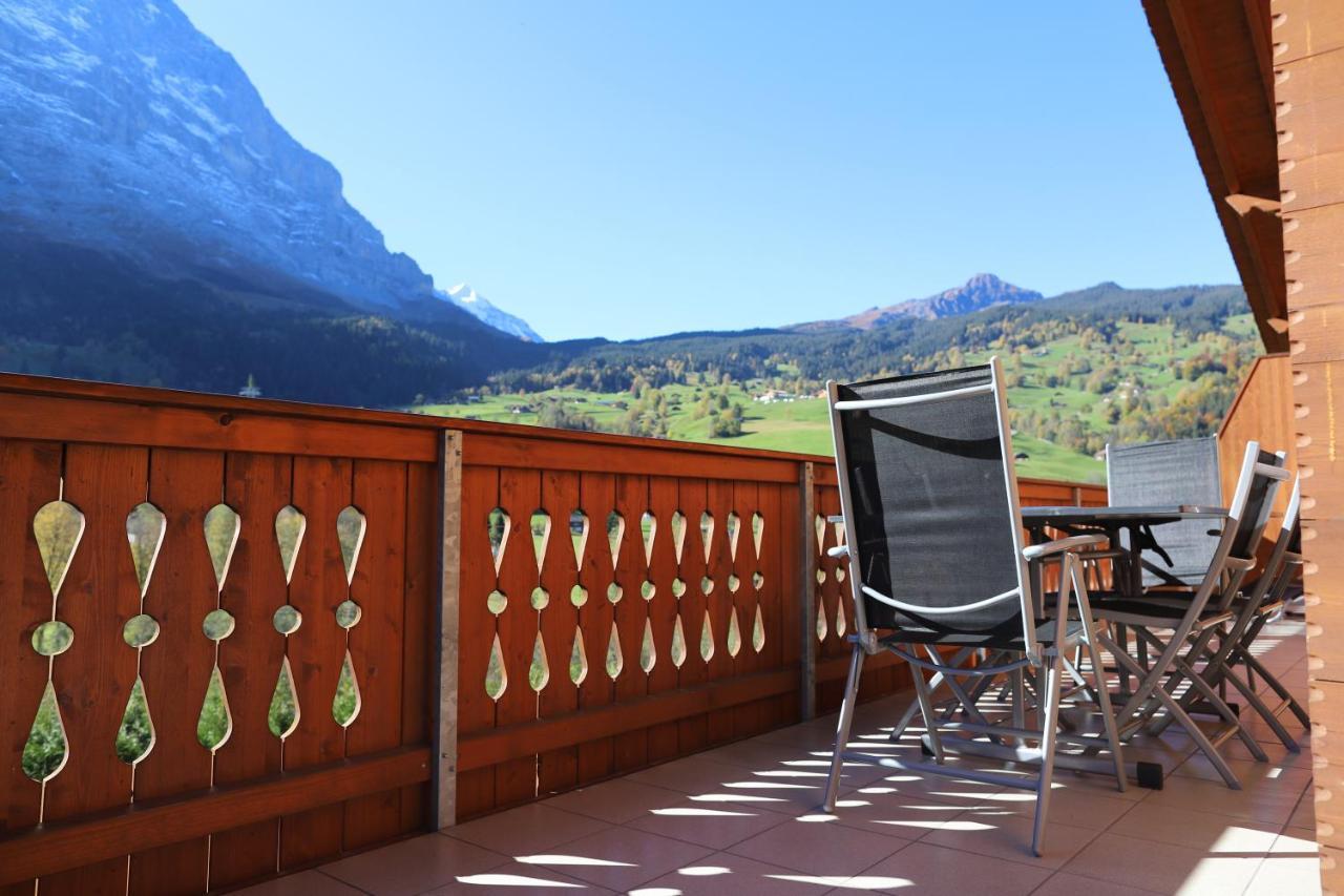Apartmán Excellent Flat With A Fantastic View Of The Eiger! Grindelwald Exteriér fotografie