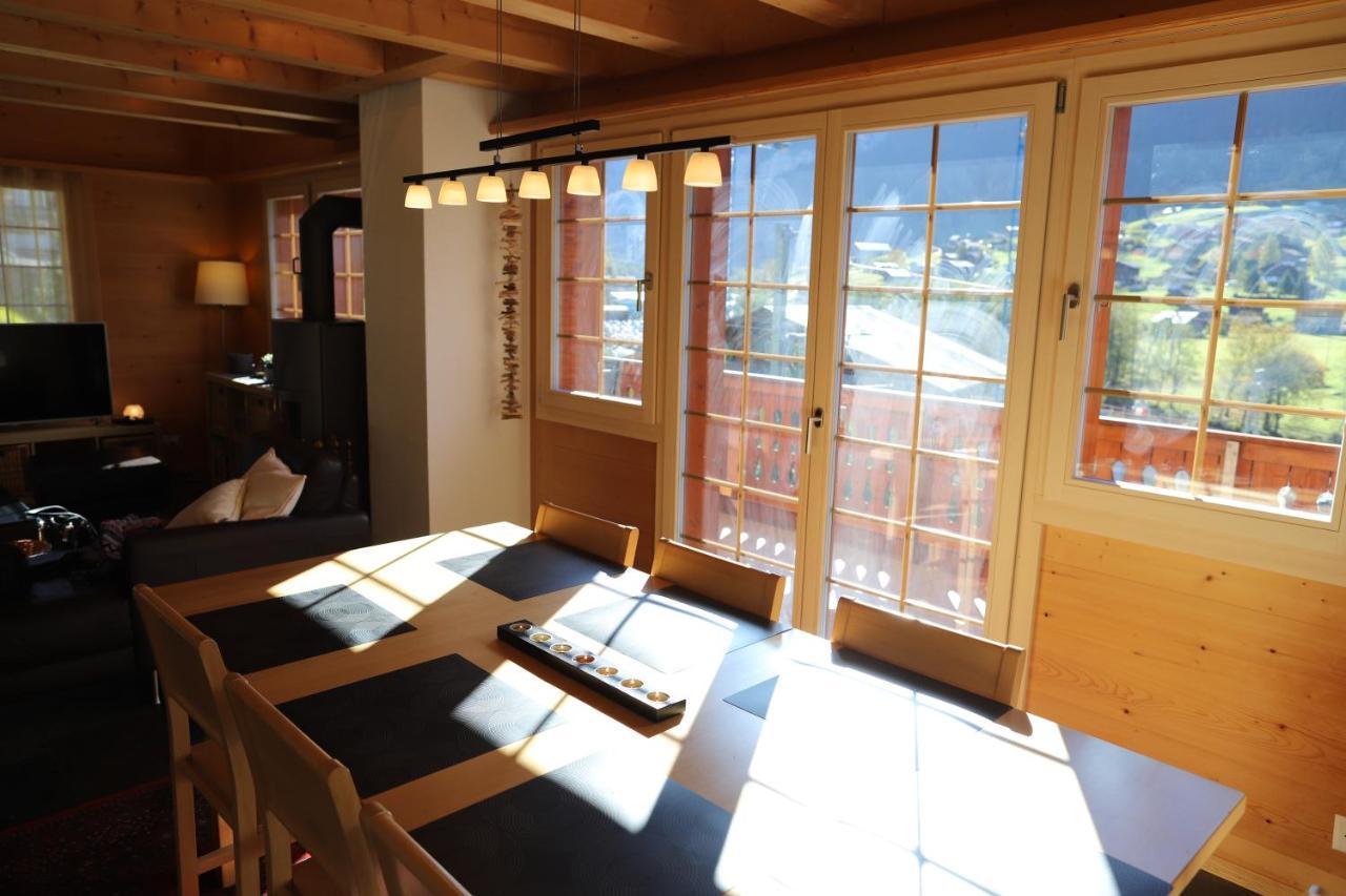 Apartmán Excellent Flat With A Fantastic View Of The Eiger! Grindelwald Exteriér fotografie